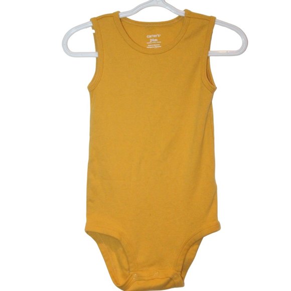 4/$20 🏷 Carters Sleeveless Onesie Size 24m - Picture 1 of 2
